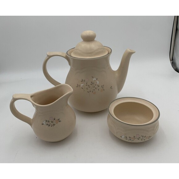 Remembrance by Pfaltzgraff 48 OZ. BEVERAGE SERVER Creamer & Sugar Bowl No Lid